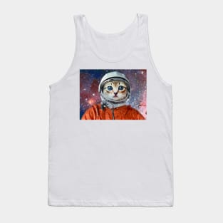 Astronaut cat Tank Top